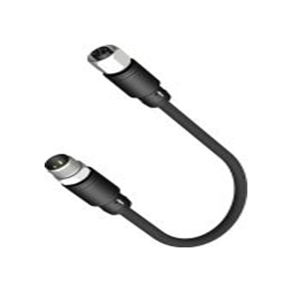 RS PRO,208-0545,RS PRO 传感器执行器电缆, 2 m长 4, 直向 母插 4转M12 公, 聚氯乙烯 黑色护套, IP40, CDM系列