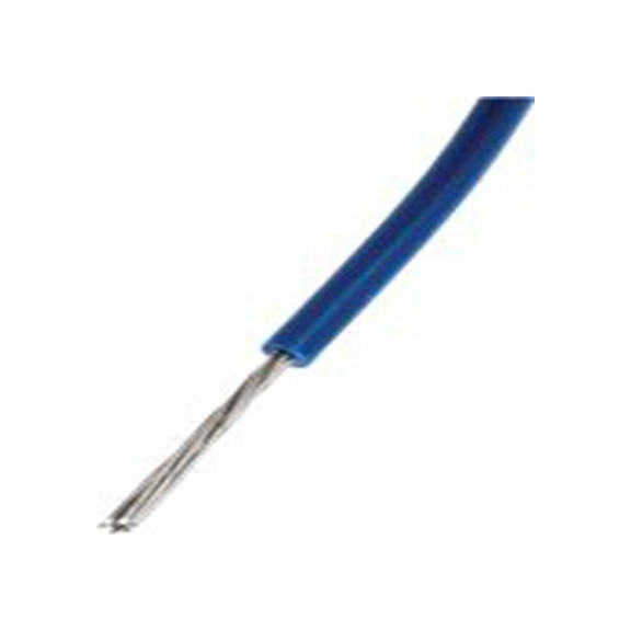 RS PRO,208-1071,蓝色 单芯 架空电缆, 1.3 mm², 30.5 m长 26, 16 AWG 改性聚苯醚, 600 V, 最高105 °C, 11028系列