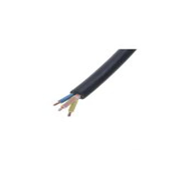 RS PRO,208-4377,RS PRO 三芯电力电缆, 1 mm², 13.5 A, 300 V，500 V, 黑色橡胶护套