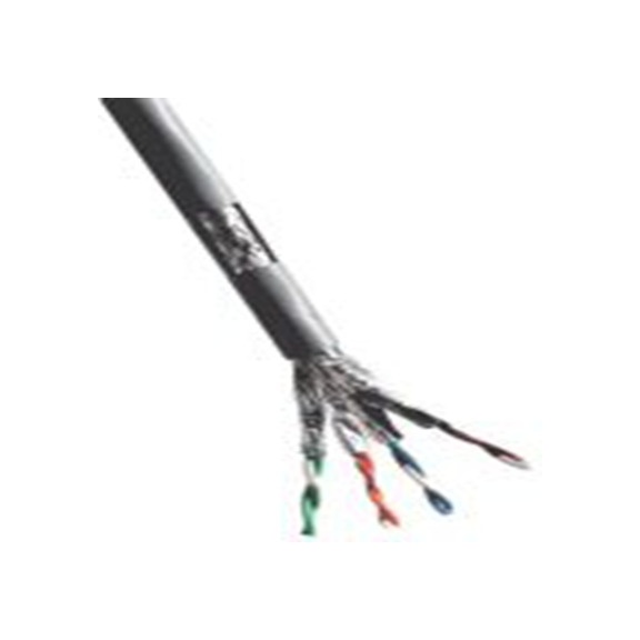 RS PRO,209-7609,500 m Cat7a 以太网电缆, 屏蔽, 灰色 低烟，无卤护套