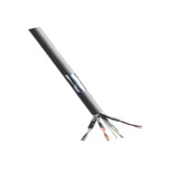 RS PRO,209-7611,100 m Cat6a 以太网电缆, 屏蔽, 灰色 聚氯乙烯护套, LN-A0423AN6A-LIS-077-GY-100系列