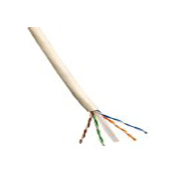 RS PRO,209-7614,100 m 6 类 以太网电缆, U/UTP屏蔽, 白色 低烟，无卤护套, 无端接转无端接