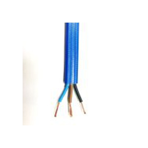 RS PRO,209-7997,三芯, 100 m长 电源电缆, 450 V, 750 V, 蓝色 聚氯乙烯护套 70 °C, H07VVH6-F系列