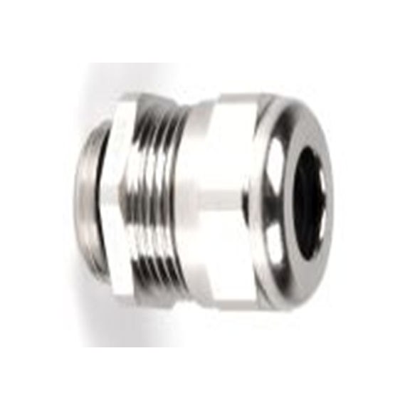 RS PRO,210-0592,镀镍黄铜 电缆接头, M12, 3 mm至6.5 mm线径, IP68, 金属 包括锁紧螺母