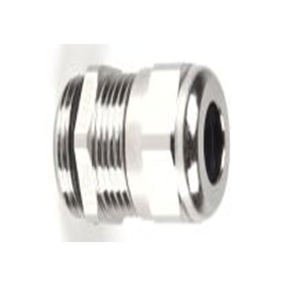 RS PRO,210-0600,镀镍黄铜 电缆接头, M20, 6 mm至12 mm线径, IP68, 金属 包括锁紧螺母