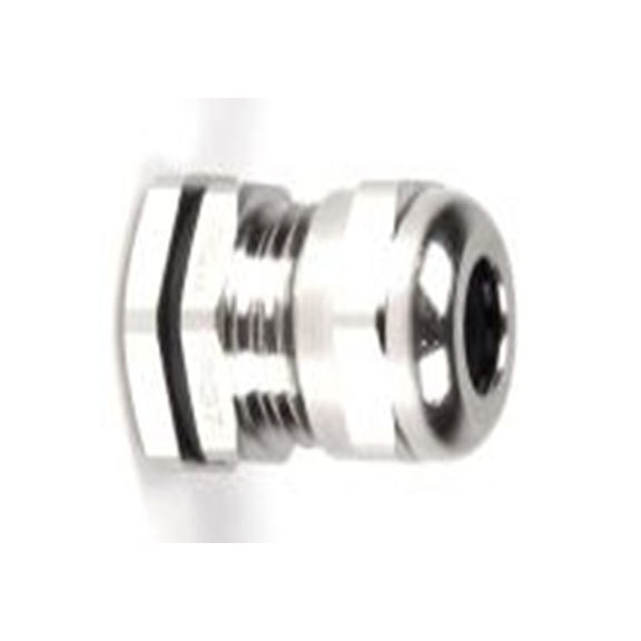 RS PRO,210-0615,镀镍黄铜 电缆接头, PG9, 4 mm至8 mm线径, IP68, 金属 包括锁紧螺母, SKINTOP MS-SC系列