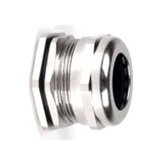 RS PRO,210-0630,镀镍黄铜 电缆接头, PG21, 13 mm至18 mm线径, IP68, 金属 包括锁紧螺母, SKINTOP MS-SC系列