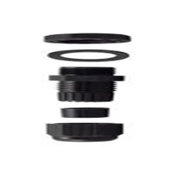 RS PRO,210-1336,尼龙 66 电缆接头, M32, 15 mm至21 mm线径, IP68, 黑色 包括锁紧螺母, KSS METRIC THREAD系列