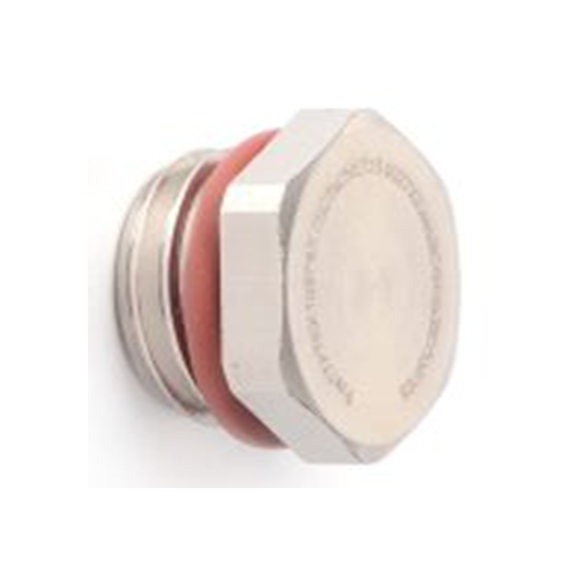 RS PRO,211-6790,镀镍黄铜 格兰头堵头, M20螺纹, 22 mm直径 螺纹, 金属, IP68, ATEX认证, 符合No, Ex-HSPM系列