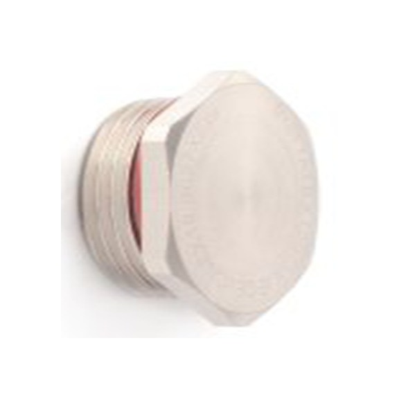 RS PRO,211-6792,镀镍黄铜 格兰头堵头, M32螺纹, 36 mm直径 螺纹, 金属, IP68, ATEX认证, 符合No, Ex-HSPM系列