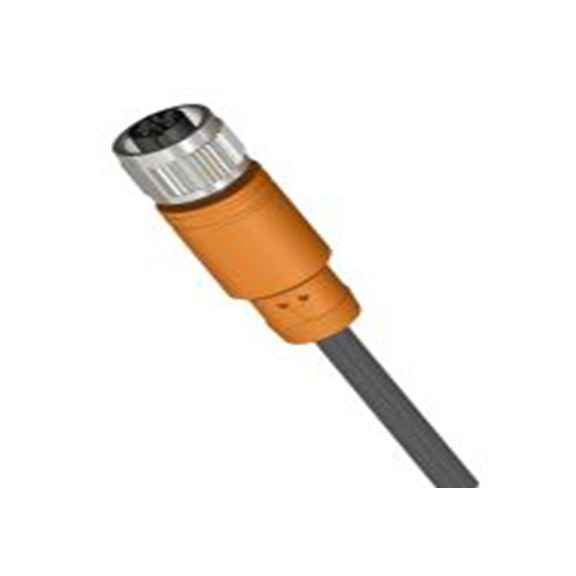 RS PRO,212-1715,RS PRO 传感器执行器电缆, 2 m长 4, 直向 母插转自由端 无端接, PU 橙色护套, IP40, CBF12系列