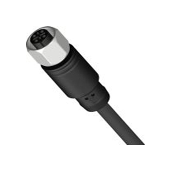 RS PRO,212-1718,RS PRO 传感器执行器电缆, 5 m长 4, 直向 母插转自由端 无端接, PU 橙色护套, IP40, CBF12系列