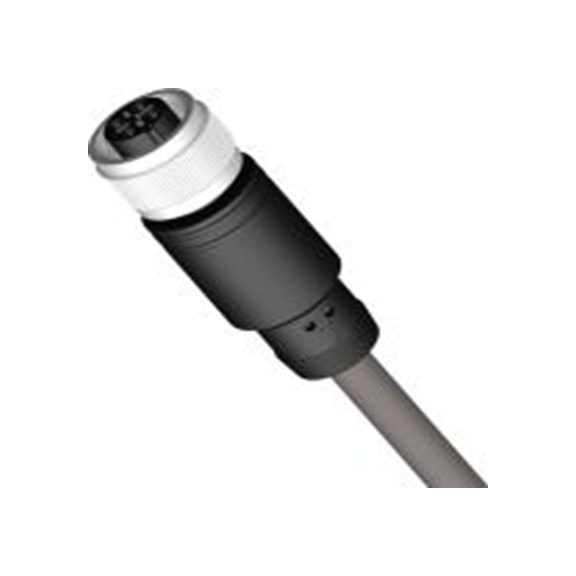 RS PRO,212-1721,RS PRO 传感器执行器电缆, 10 m长 4, 直向 母插转自由端 无端接, PU 黑色护套, IP40, CBF12系列