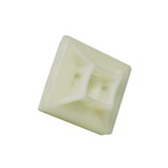 RS PRO,213-8539,RS PRO 扎带固定座, 尼龙 66制, 28 mm长 5.3 mm宽 x 28 mm宽, Φ5.6 mm固定孔, 天然色