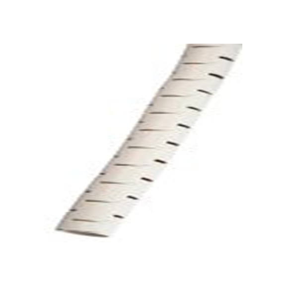 RS PRO,214-4062,聚丙烯 螺旋电缆包覆套, 灰色, 最大捆束27 mm 25 mm直径电缆 27 mm直径电缆, 1.3 mm壁厚, 25 m长, Split Wrapping Band