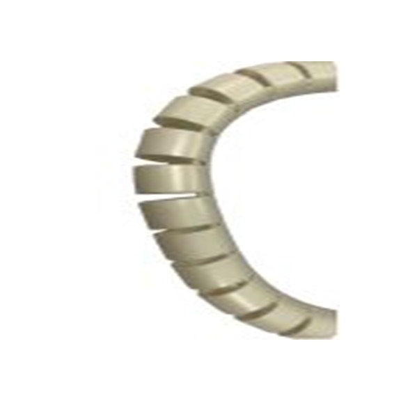 RS PRO,214-4064,聚丙烯 螺旋电缆包覆套, 白色, 最大捆束35 mm 32 mm直径电缆 35 mm直径电缆, 1.3 mm壁厚, 25 m长, Split Wrapping Band