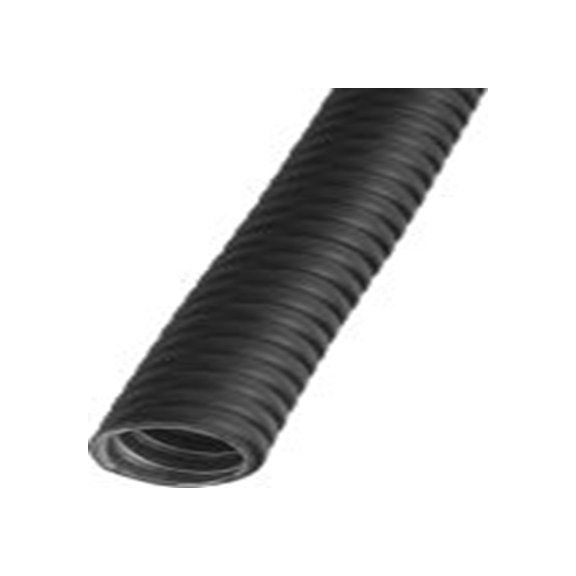 RS PRO,214-9583,聚氯乙烯 镀锌钢 电缆导管, Φ25 mm标称, 30 m长, IP54, 黑色, KMPS系列