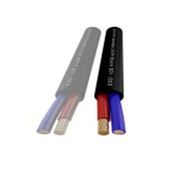 RS PRO,215-2403,2芯 喇叭线, 2.5 mm²线规, 9.3 mm外径 100 m, 黑色 低烟，无卤护套