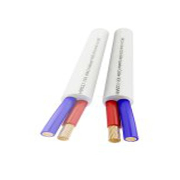 RS PRO,217-4001,2芯 未屏蔽 喇叭线, 1.5 mm²线规, 7.3 mm外径, 符合 IEC 60332-1-2 标准的 CPR Cca-s1 级 100 m, 白色 低烟，无卤护套