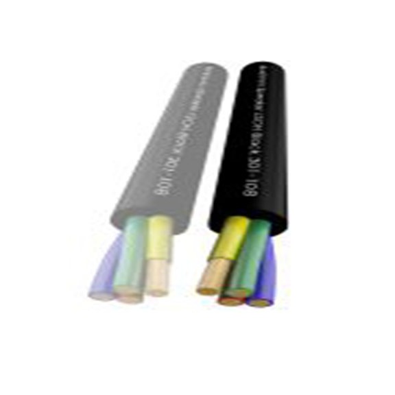 RS PRO,215-2408,4芯 喇叭线, 4 mm²线规, 12.2 mm外径, 低烟无卤 100 m, 黑色 低烟，无卤护套