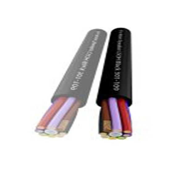 RS PRO,215-2409,8芯 喇叭线, 4 mm²线规, 16 mm外径, 低烟无卤 100 m, 黑色 低烟，无卤护套