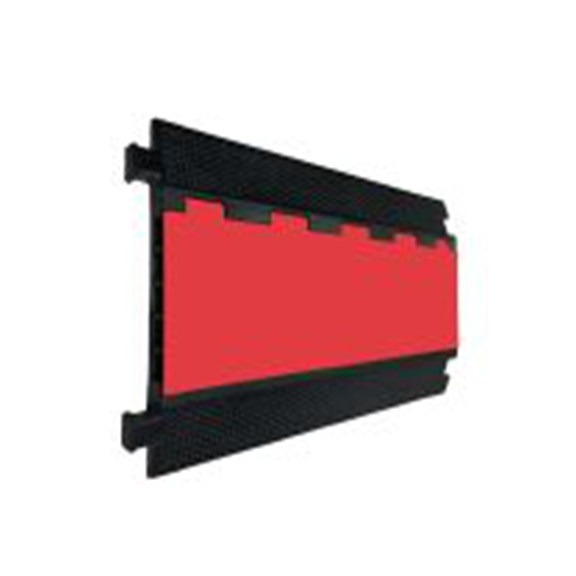 RS PRO,218-4307,RS PRO, 1 m长 减速带线槽, 橡胶制, 黑色, 红色