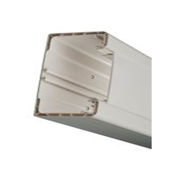 RS PRO,221-5301,难燃, 自熄灭 聚氯乙烯, 110 mm宽x70 mm深x2 m长, 白色