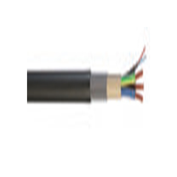 RS PRO,222-1598,电动车充电线, 3芯, 15.0 mm外径, 600/1000V, 45 A, 4 mm²线规, 50 m线长, 黑色护套