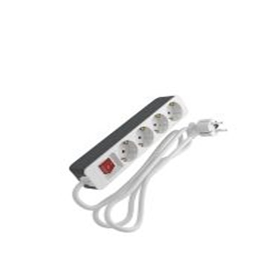 RS PRO,222-2589,白色 延长线, 额定电压250 V, 4个 YC13H插座, 电缆长2 m, IP20防护等级