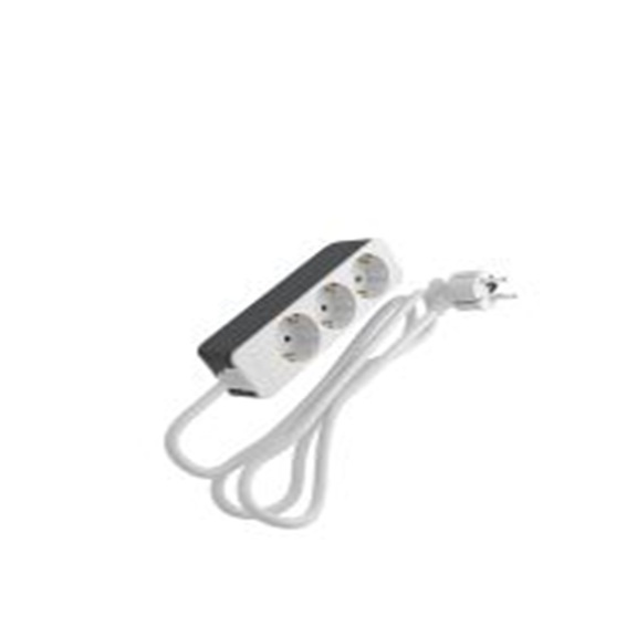 RS PRO,222-2593,白色 插座, 额定电压250 V, 3个 F 型插座, 电缆长1.5 m, IP20防护等级