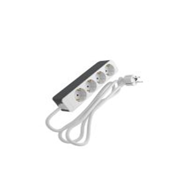 RS PRO,222-2595,白色 插座, 额定电压250V, 4个 YC13H插座, 电缆长5 m, IP20防护等级