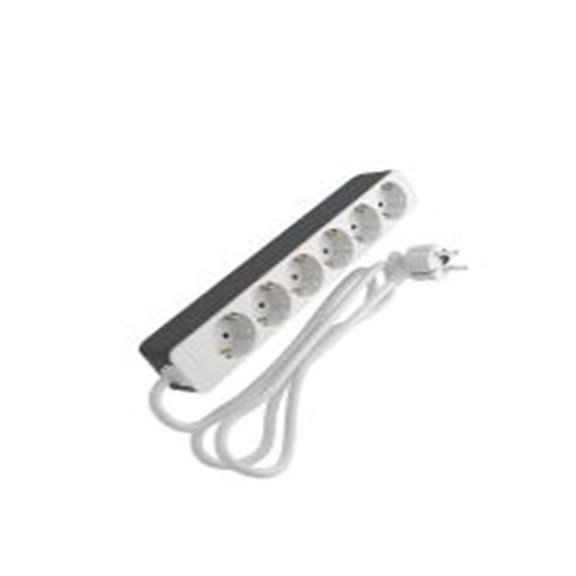 RS PRO,222-2597,白色 插座, 额定电压250 V, 6个 YC13H插座, 电缆长5 m, IP20防护等级