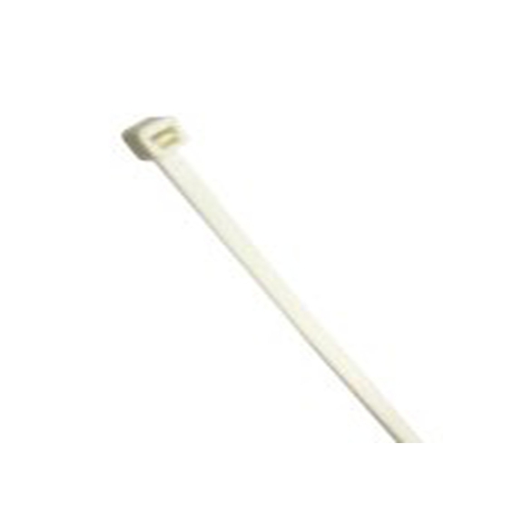 RS PRO,224-3132,尼龙 66 电缆扎带, 不易松脱, 阻燃, 白色, 203 mm长x4.6 mm宽, 22kg拉伸强度