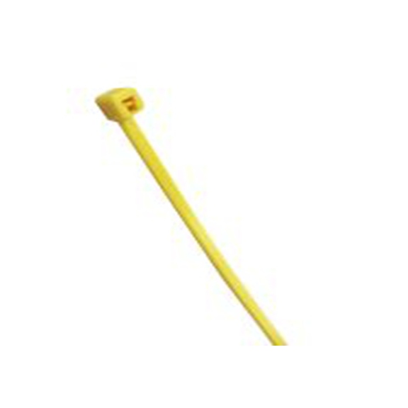 RS PRO,224-3133,尼龙 66 电缆扎带, 不易松脱, 阻燃, 黄色, 203 mm长x4.6 mm宽, 22kg拉伸强度