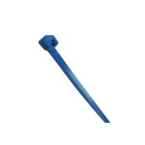 RS PRO,224-3151,尼龙 66 电缆扎带, 不易松脱, 阻燃, 蓝色, 380 mm长x7.6 mm宽, 55kg拉伸强度