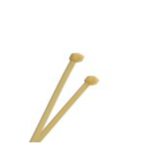 RS PRO,224-3154,尼龙 66 电缆扎带, 不易松脱, 阻燃, 天然色, 380 mm长x7.6 mm宽, 55kg拉伸强度