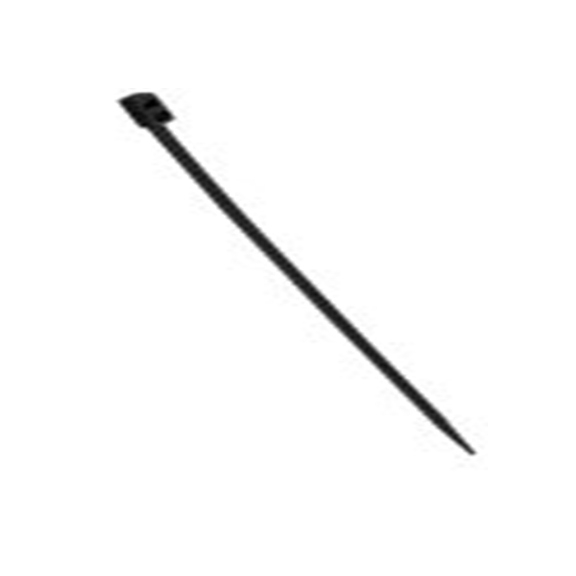 RS PRO,224-3175,尼龙 66 电缆扎带, 不易松脱, 阻燃, 黑色, 370 mm长x4.8 mm宽, 222N拉伸强度