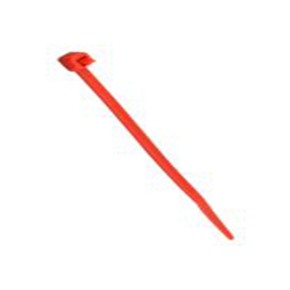 RS PRO,224-3194,尼龙 66 电缆扎带, 不易松脱, 阻燃, 红色, 200 mm长x4.6 mm宽, 22kg拉伸强度