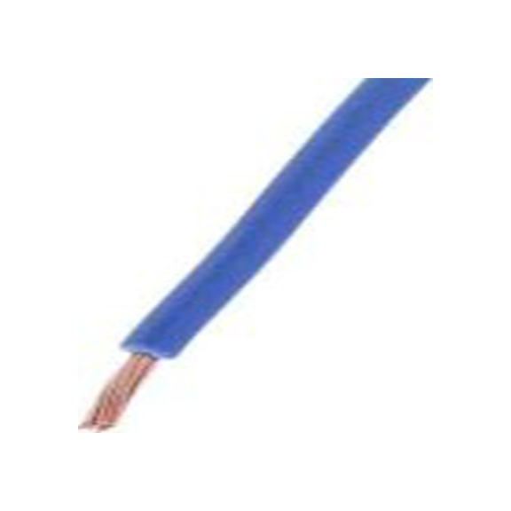 RS PRO,225-2155,蓝色 圆形 架空电缆, 2.5 mm², 305 m长 50/0.25 mm, 14 AWG 聚氯乙烯, 1 kV dc, 最高105 °C, Tri-Rated系列