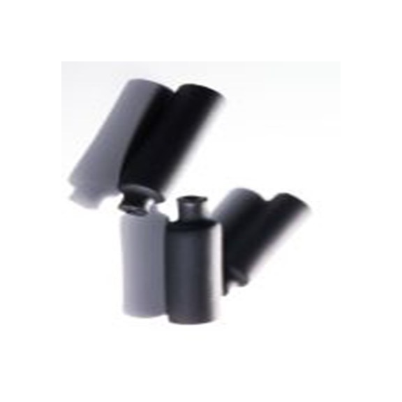 RS PRO,226-9080,RS PRO 阻燃 聚烯烃 端盖, 黑色, Φ5.72 mm, 30.35mm长, 4:1收缩比, 1.27 mm收缩径