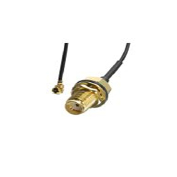 RS PRO,227-2071,射频 同轴电缆, 152 mm长, 50 Ω, 端接, 1.13 mm外径, 黑色, MHF1, SMA系列