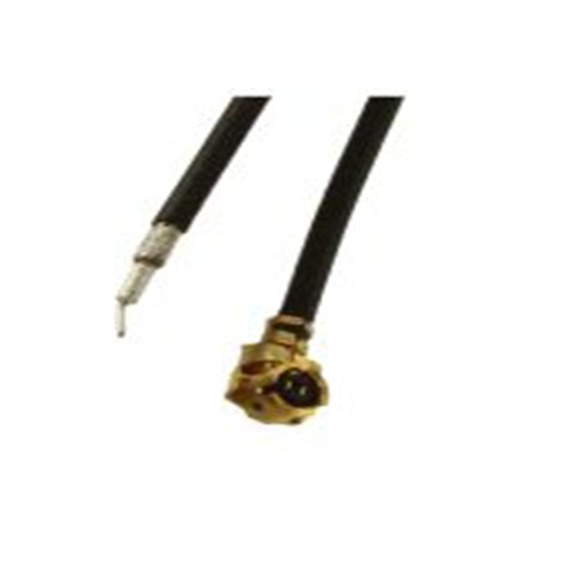 RS PRO,227-2081,同轴电缆, 152 mm长, 50 Ω, 直角 公转无端接, 黑色, RS PRO Cable Assembly Coaxial U.FL系列