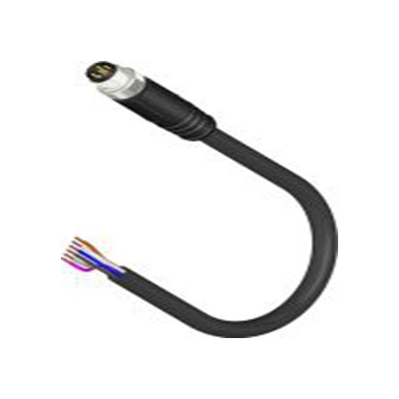 RS PRO,230-5674,RS PRO 传感器执行器电缆, 10 m长 6, 直向 公转自由端 无端接, PU 黑色护套, IP40, CBM08系列