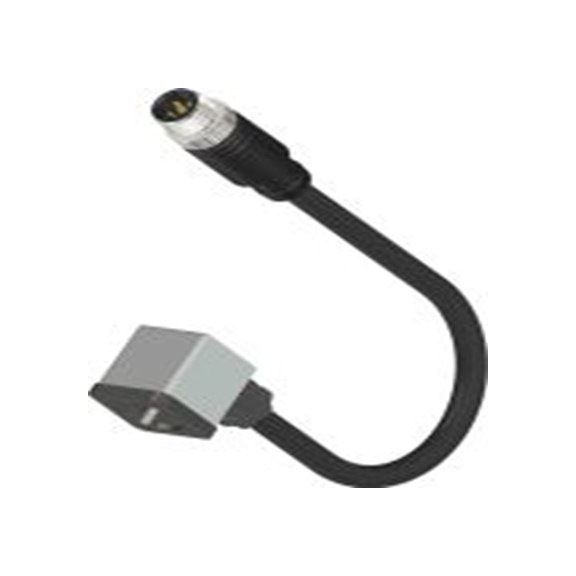 RS PRO,230-5697,RS PRO 传感器执行器电缆, 2 m长 3, 直向 公 3转DIN 43650 形式 A 公, PU 黑色护套, IP40, CDM12S3A系列