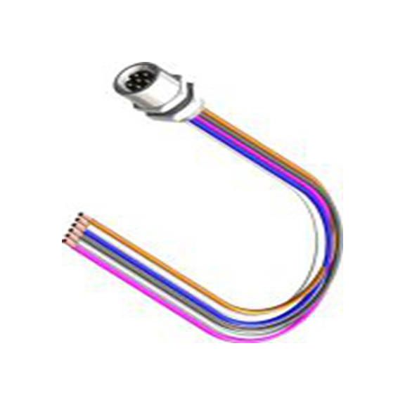 RS PRO,230-5700,RS PRO 传感器执行器电缆, 500 mm长 6, M8 母插转自由端 无端接, IP40, CPF08系列