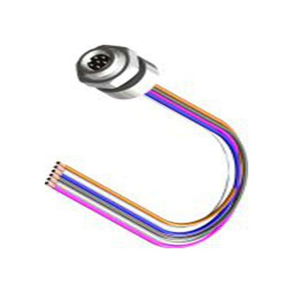 RS PRO,230-5703,RS PRO 传感器执行器电缆, 500 mm长 6, M8 母插转自由端 无端接, IP40, CPF08系列