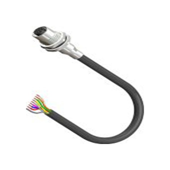 RS PRO,230-5708,RS PRO 传感器执行器电缆, 2 m长 8, 直向 母插转自由端 无端接, IP40, CPF12系列