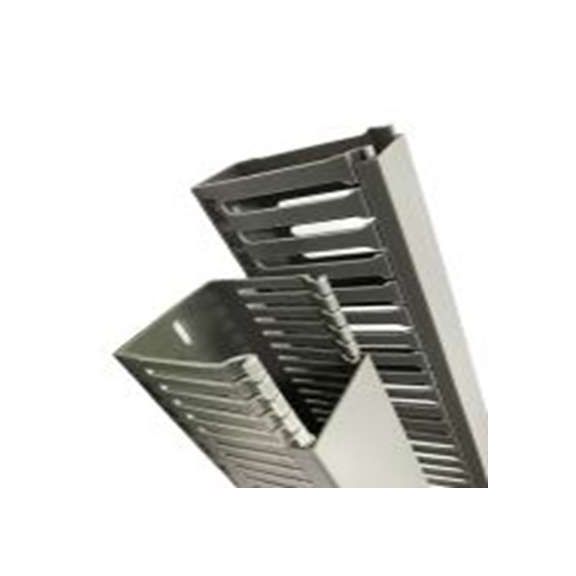 RS PRO,233-9172,自熄灭 聚氯乙烯, 25 mm宽x75 mm深x1 m长, 开槽型, 灰色, Wiring Duct系列