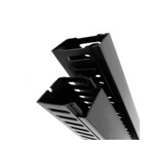 RS PRO,233-9187,自熄灭 聚氯乙烯, 25 mm宽x30 mm深x1 m长, 关槽型, 黑色, Wiring Duct系列