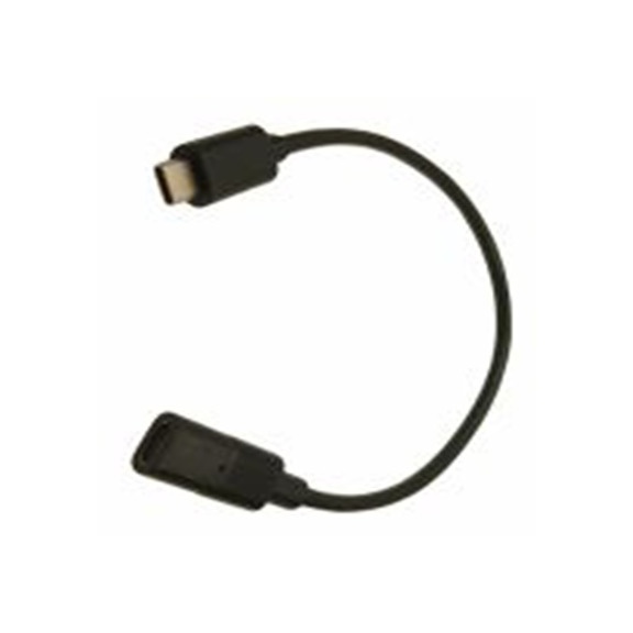 RS PRO,235-4776,RS PRO , USB C 型 公转USB C 型 母插, 300 mm长, USB 3.1, 黑色